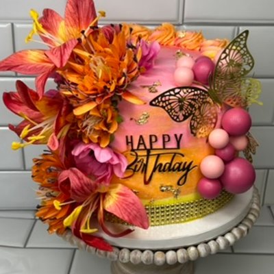 8 Inch 3 layer Custom Cake 
