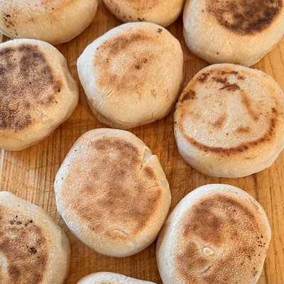 Sourdough English Muffins