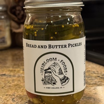 Bread & Butter Pickles | Heirloom Foods