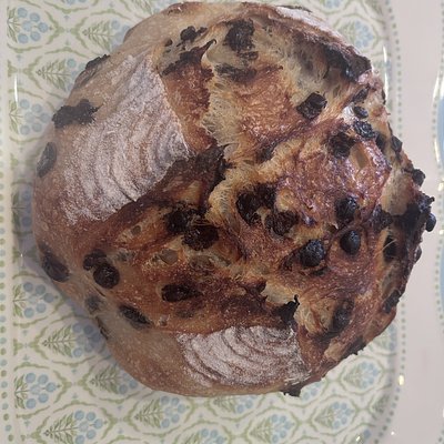 Chocolate Chip Sourdough Round Loaf