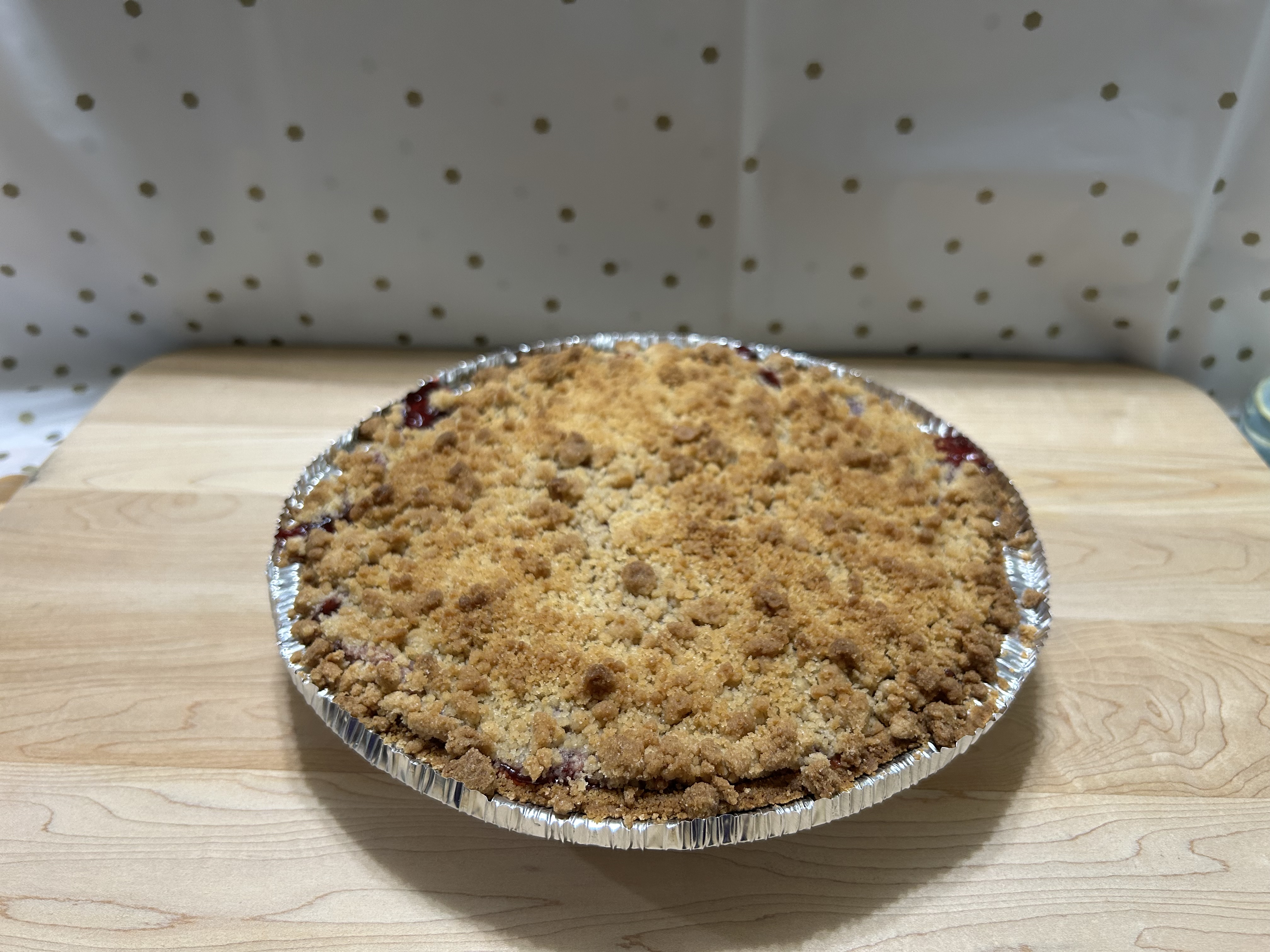 Cherry Crumb Pie
