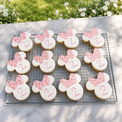 3" Decorated Sugar Cookies with Royal Icing