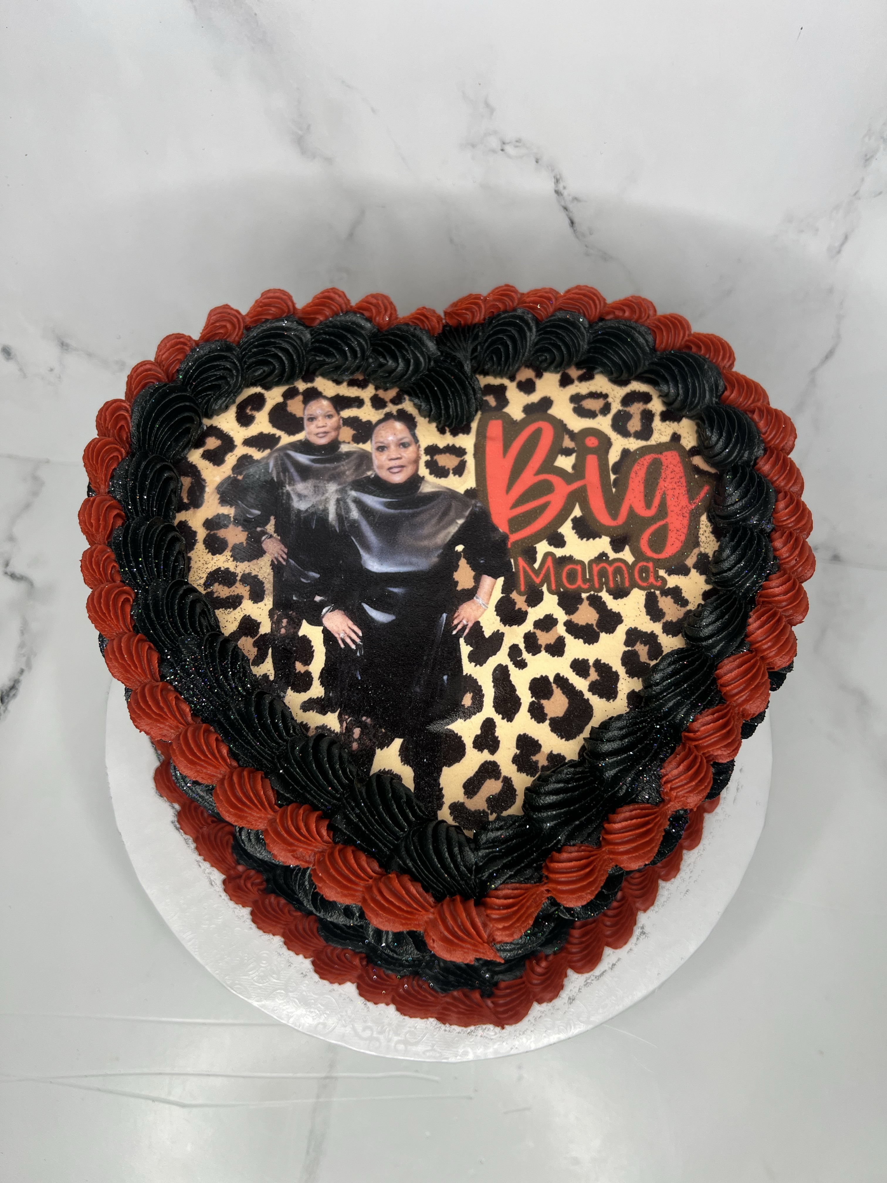 Standard 10” Heart Cake 