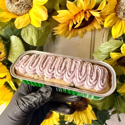 Blueberry Cream Cake With Lemon Blueberry Cream Cheese Icing 