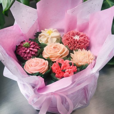 Cupcake Flower Bouquet 