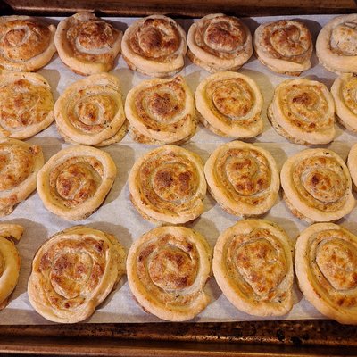 Italian Cream Cheese Pinwheels 
