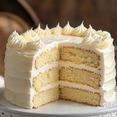 8 Inch Vanilla Cake