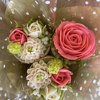 3 Cupcake Bouquet 