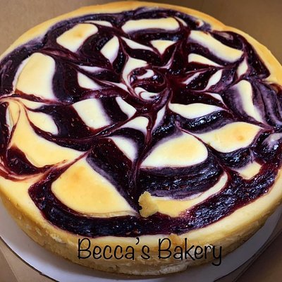 Fruit Swirled Cheesecake 