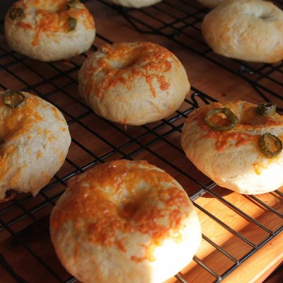 Sourdough Bagels