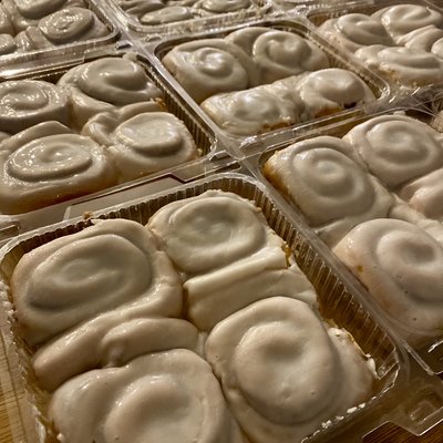 4 Sourdough Cinnamon Rolls