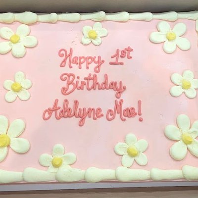 1/2 Sheet Cake