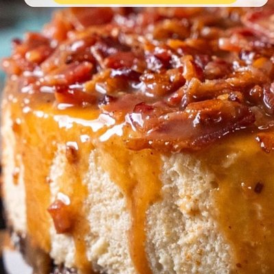 Bacon Caramel Cheesecake