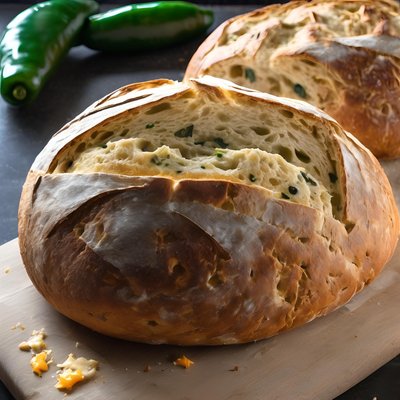 Sourdough Jalapeño Cheddar Bread 