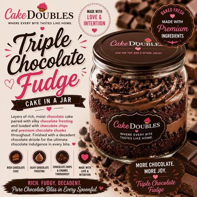 Triple Chocolate Fudge