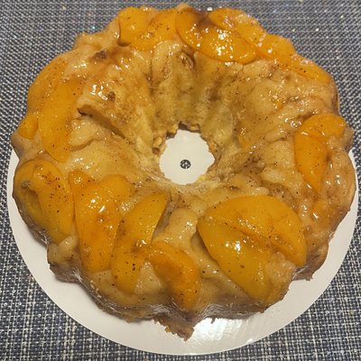 Peach Cobbler Pound Cake