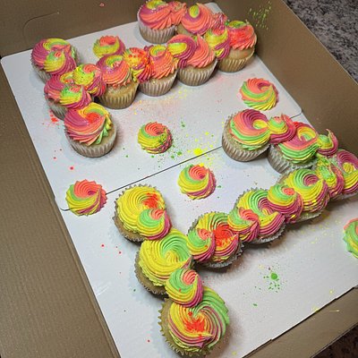 Cupcake Number Cakes 