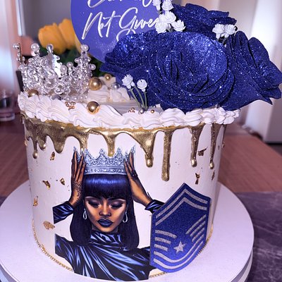 8in Round Custom Cake