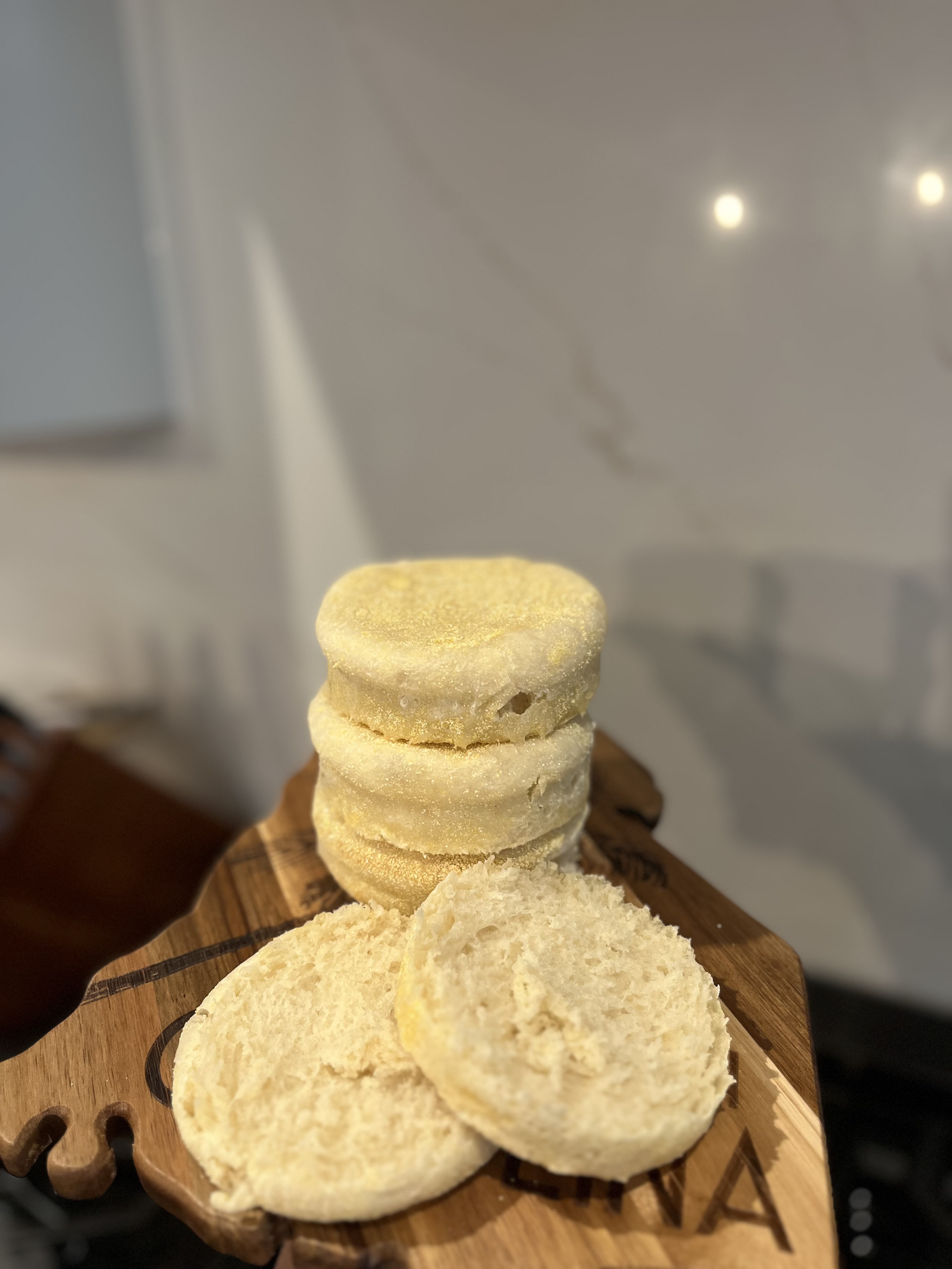 Sourdough English Muffins (6)