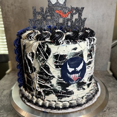 Decorated 8 Inch Cake - 3 Layers