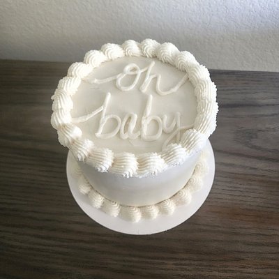Gender Reveal Cake