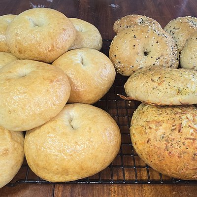 Sourdough Bagels by the dozen