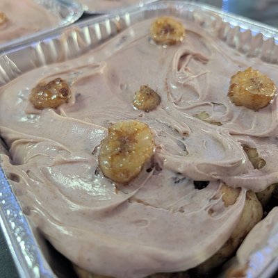 Banana Bread Cinnamon Rolls 