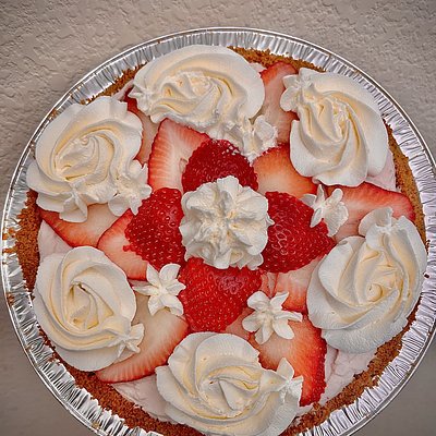 9” Strawberry Cream Pie
