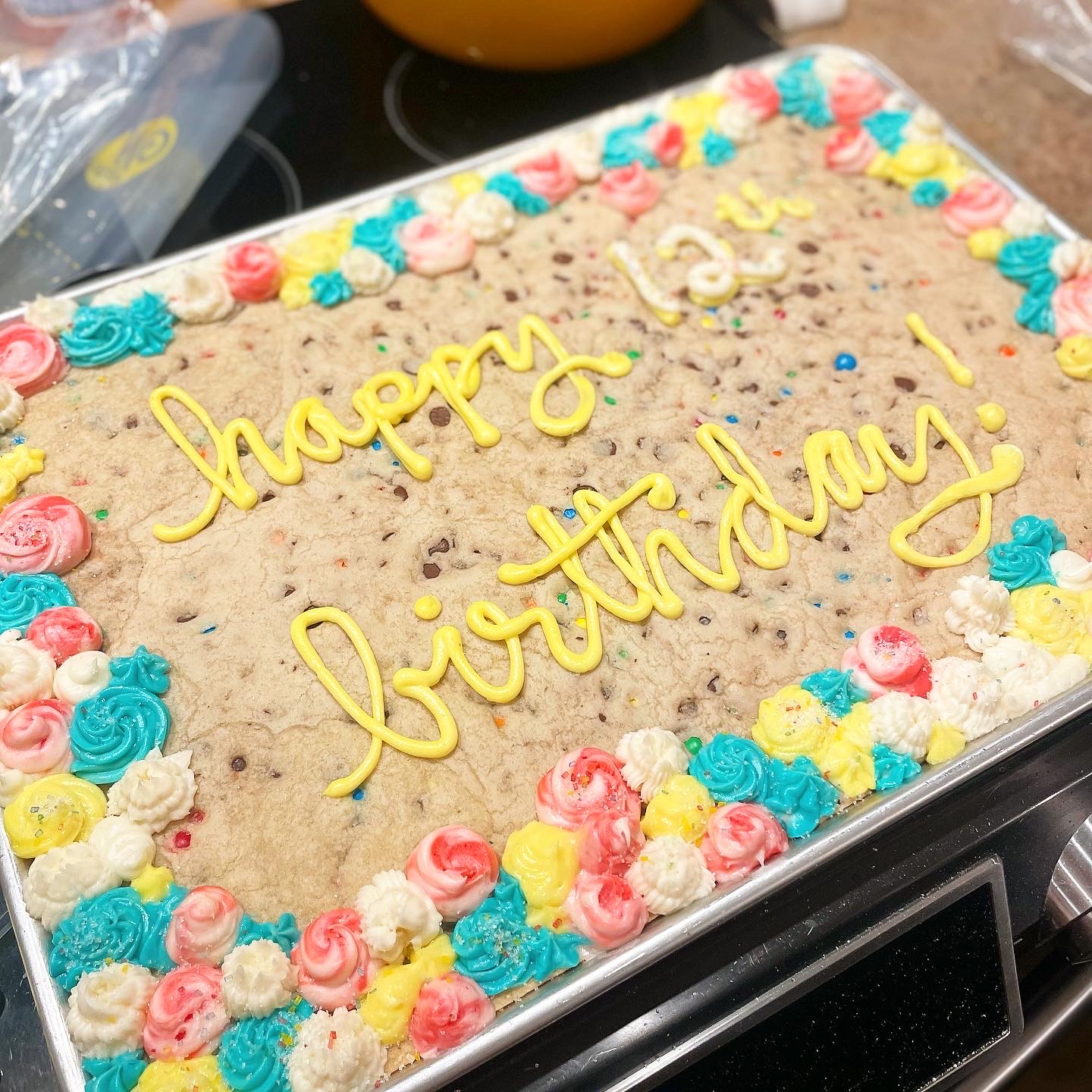 Chocolate Chip Cookie Cake
