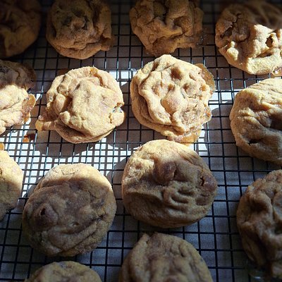 Pumpkin mallow chocolate chip cookies 