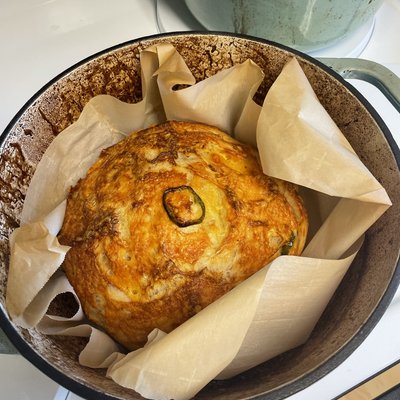 Jalapeño Extra Sharp Cheddar Cheese White Bread