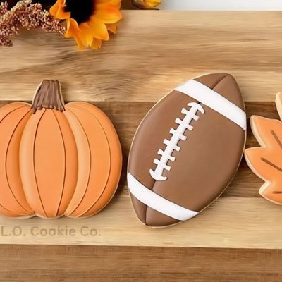 Fall In A Nutshell Royal Icing Cookies