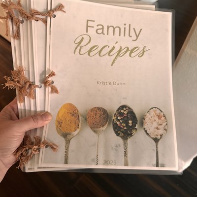 Family Recipes Vol. 1 Hard Copy