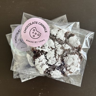 Chocolate Crinkle Cookie Box (x6)