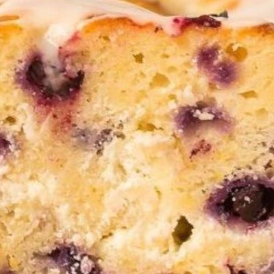 NEW!!! Cream Cheese Swirled Blueberry Lemon Bread