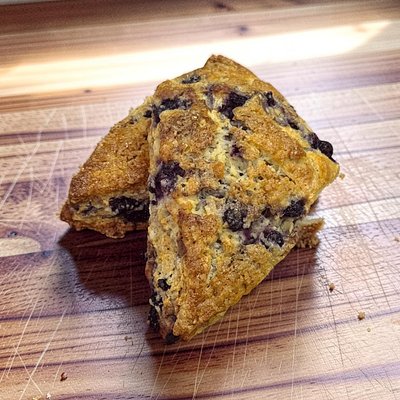 Sourdough Blueberry Scones