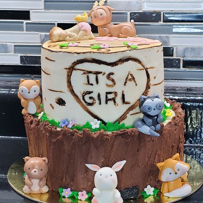 Buttercream Tiered Cake 9" & 6"