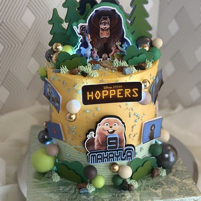 Custom Themed Buttercream Cake (5 Inch Height)
