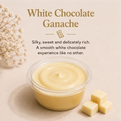 White Chocolate Ganache Dipping Cup
