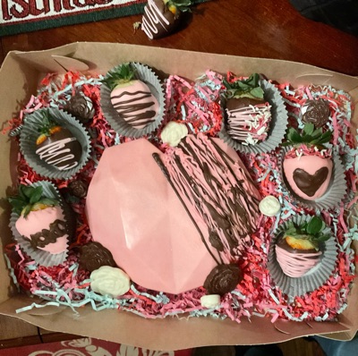 Breakable Chocolate heart Box w/o Letters