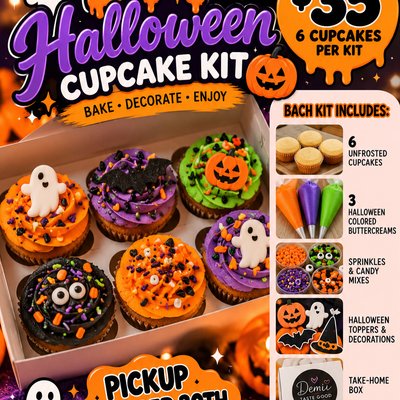 Halloween DIY Cupcake Kit