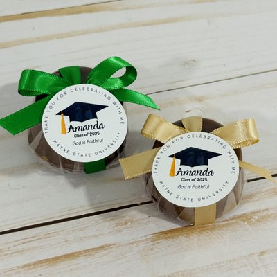 Brazilian honey bread - mini size - Dulce de Leche + Personalized Tag+3/8 Satin Ribbon