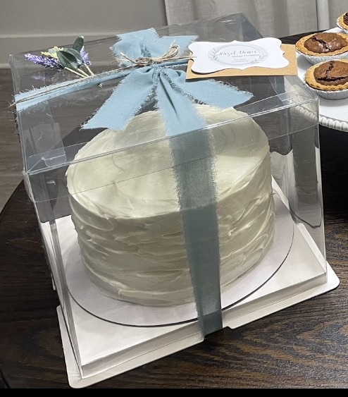 Red Velvet Cake with Cream Cheese Icing 8” 