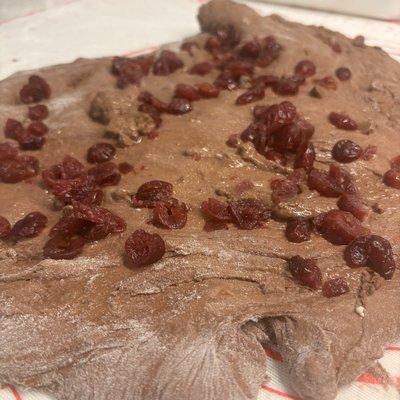 Chocolate And Cranberry Loaf