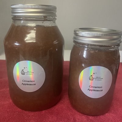 16 oz  Cinnamon Apple Sauce 