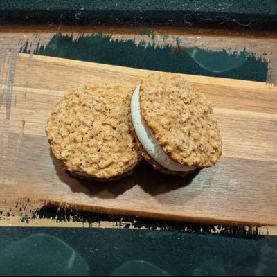 Sourdough Oatmeal Cream Cookie