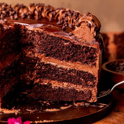 Triple Chocolate Cake 