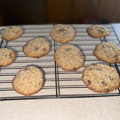 Oatmeal Walnut Chocolate 🍫 Chip Cookies 