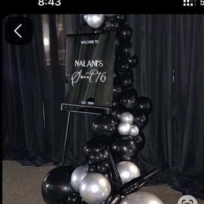 Welcome Sign Balloons 