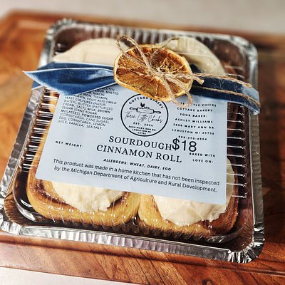 Sourdough Cinnamon Roll